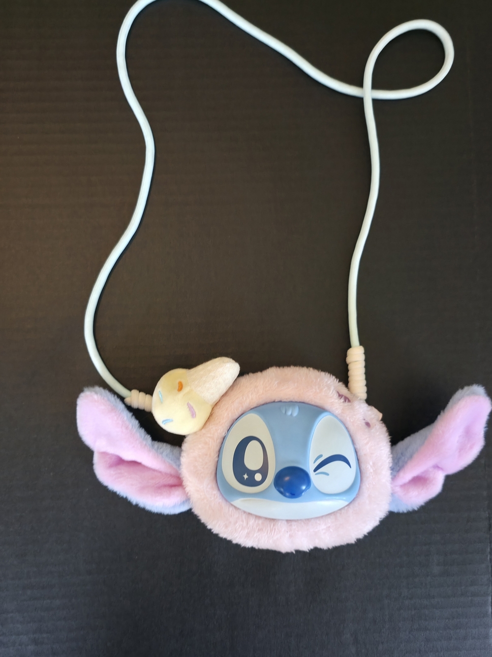 Disney Stitch Plush Funny Travel Crossbody zipper Bag Pouch Kawaii kidcore